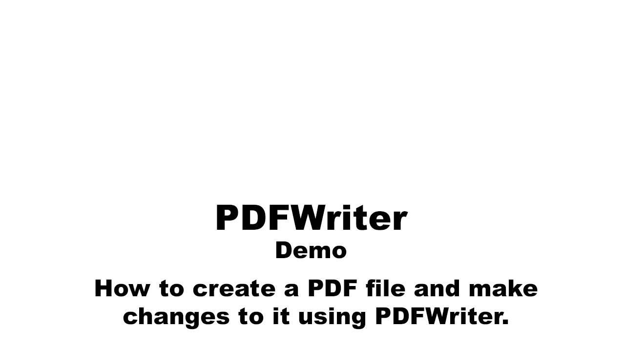 Pdfwriter For Mac